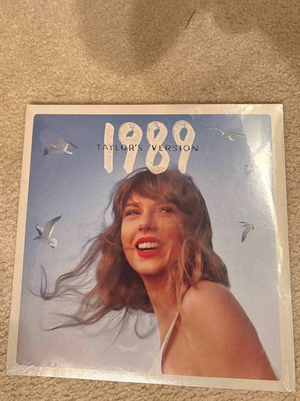 Blue 1989 Taylor swift album still in plastic!